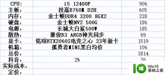 直播装机配置推荐第二弹，2899和3949的全新三风扇显卡配置推荐