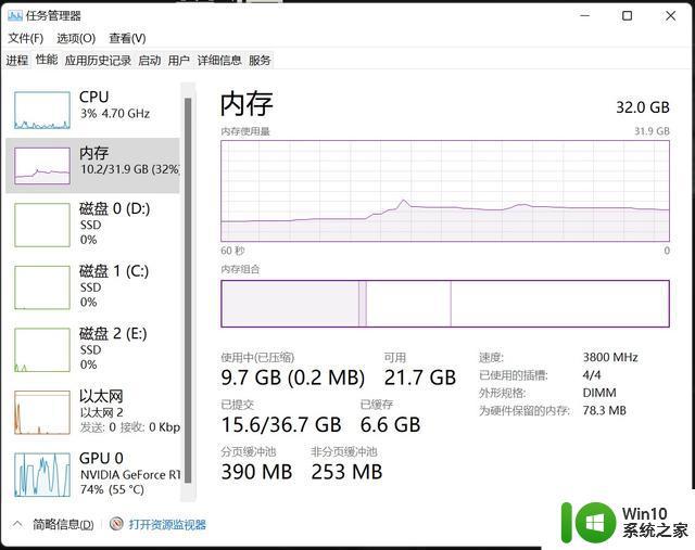 windows11占用多大内存_windows11占用内存有多大