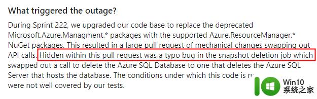 一个代码拼写错误，导致微软Azure DevOps服务在巴西停摆十小时