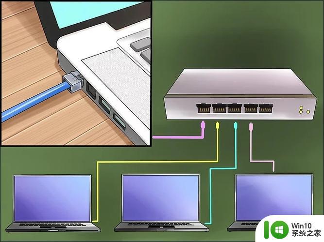 两台电脑怎么用网线连接局域网 两台电脑用网线连接局域网的步骤