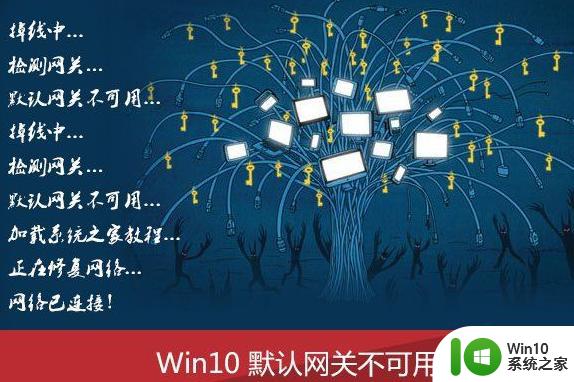 win10系统网络诊断提示“默认网关不可用”怎么修复 如何解决win10系统网络诊断提示“默认网关不可用”的问题