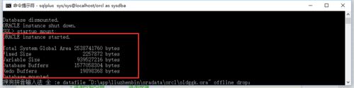 windows10服务器安装的数据库报ora01033怎么解决 Windows10服务器安装Oracle数据库报ORA-01033解决方法