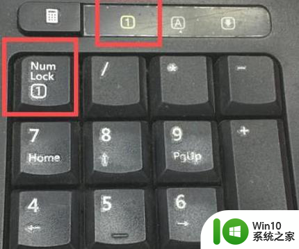 键盘锁了不能打数字 win10数字键盘被锁定如何解锁