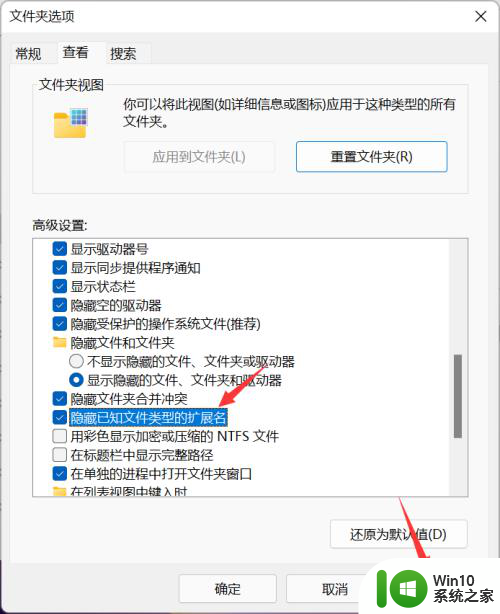 win11怎么显示文件后缀名格式 Win11文件后缀扩展名如何隐藏