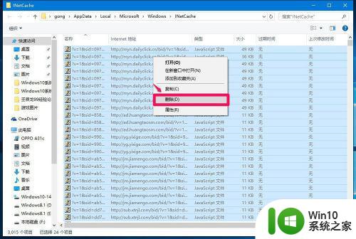 Win10清理IE浏览器临时文件夹的方法 Win10如何清理IE浏览器的临时文件夹