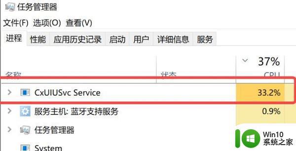 电脑cxuiusvc service服务占用cpu如何关闭 电脑cxuiusvc service服务占用cpu的解决办法