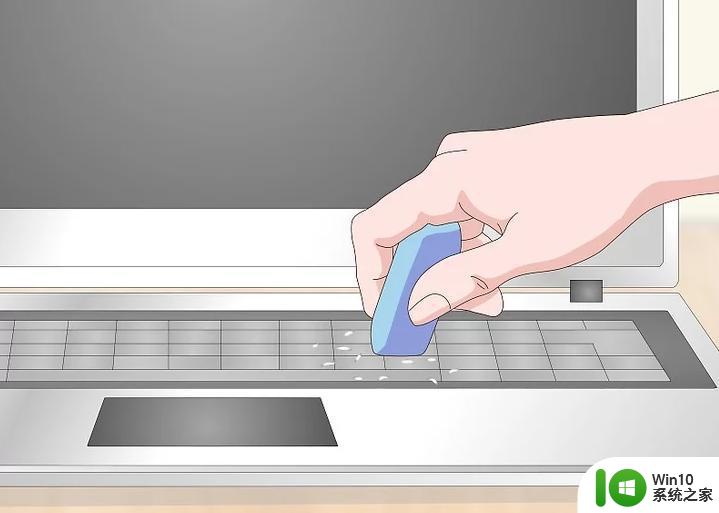 笔记本键盘的灰怎么清理 笔记本电脑键盘清灰教程