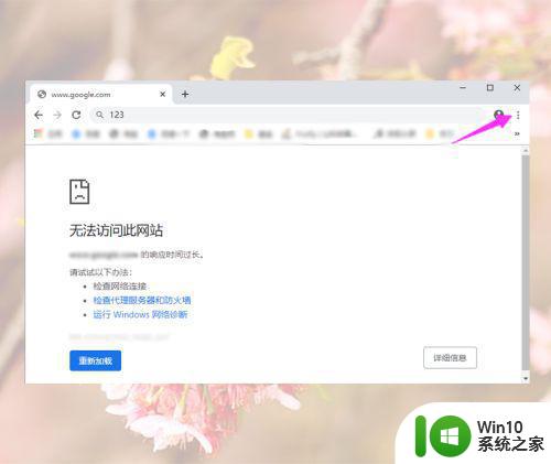 win10谷歌浏览器无法访问此网站怎么解决 win10谷歌浏览器打开网页慢怎么解决