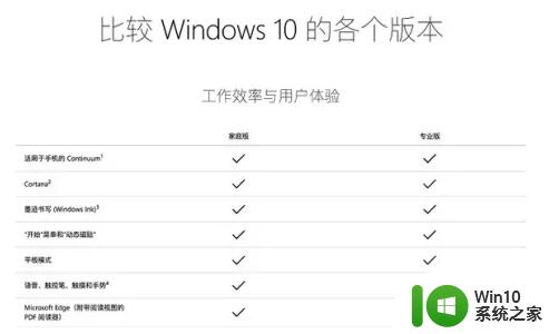 windows10家庭版和专业版区别介绍 win10家庭版和专业版哪个更适合个人使用