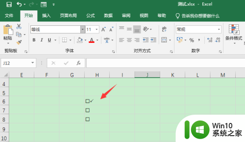 xlsx怎么打勾 在Excel方框中如何实现打钩操作