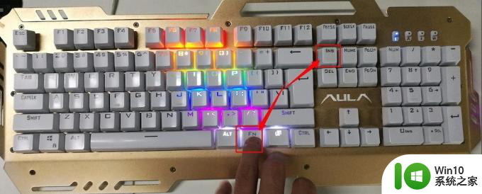 机械键盘调跑马灯的步骤 机械键盘调整跑马灯模式的方法
