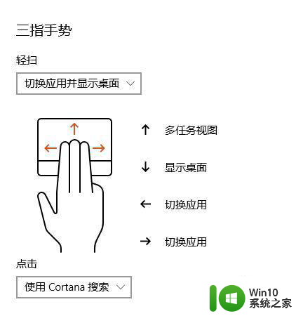 win10笔记本触摸板快捷操作怎么设置 win10触摸板快捷操作设置教程