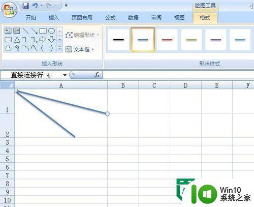 在excel中画斜线的两种方法 Excel中斜线的绘制方法