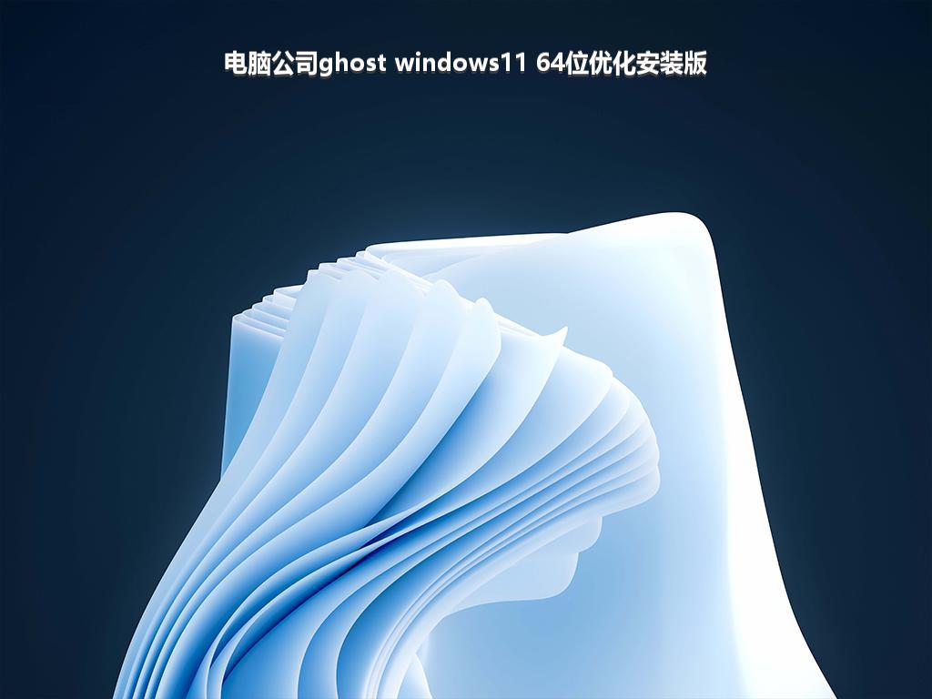 电脑公司ghost windows11 64位优化安装版