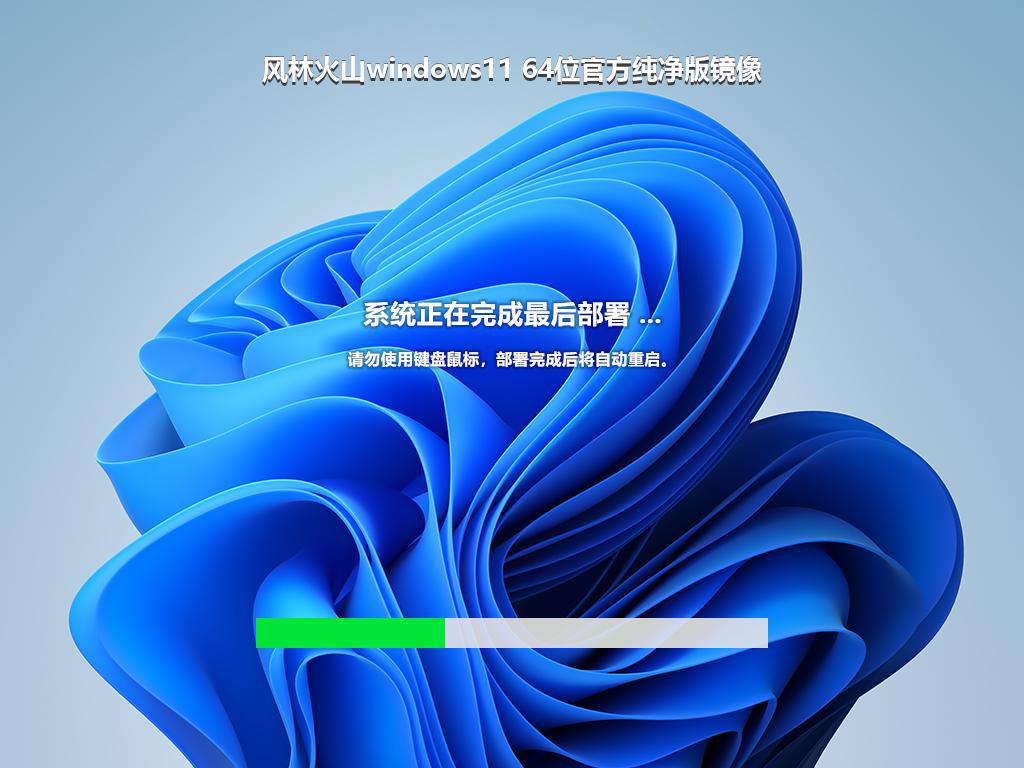 风林火山windows11 64位官方纯净版镜像