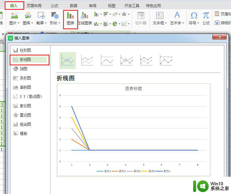 wps表格的折线统计图怎么做的 wps表格折线统计图的制作教程