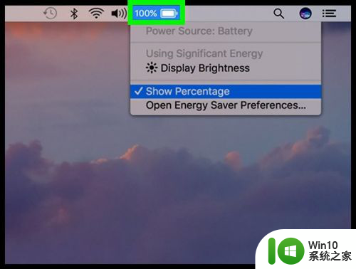苹果电量显示百分比 Macbook如何在屏幕上显示电池百分比