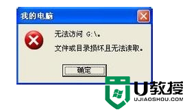u盘文件或目录损坏且无法读取的解决方法 u盘文件损坏怎么办
