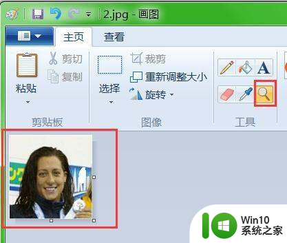 win7系统画图工具如何修改图片背景 如何在win7系统画图工具中修改图片背景颜色